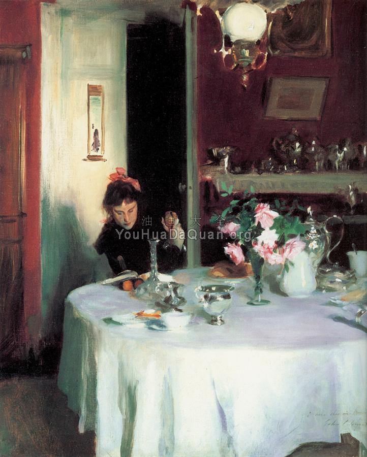 The Breakfast Table - 约翰·辛格·萨金特